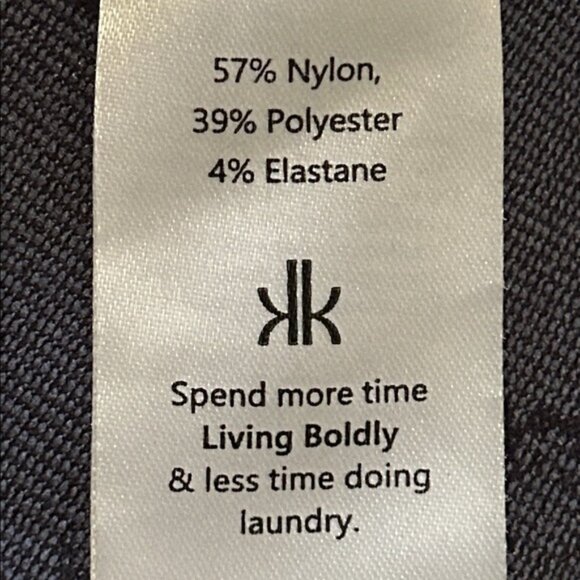 Krimson Klover Flora Zip Neck Baselayer Top Long Sleeve Gray Purple Size XS / S - Picture 8 of 10